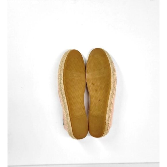 SOLUDOS Ciao Bella Pink Espadrilles Womens Shoes Size 8 Canvas Slip-On Casual - Picture 7 of 8